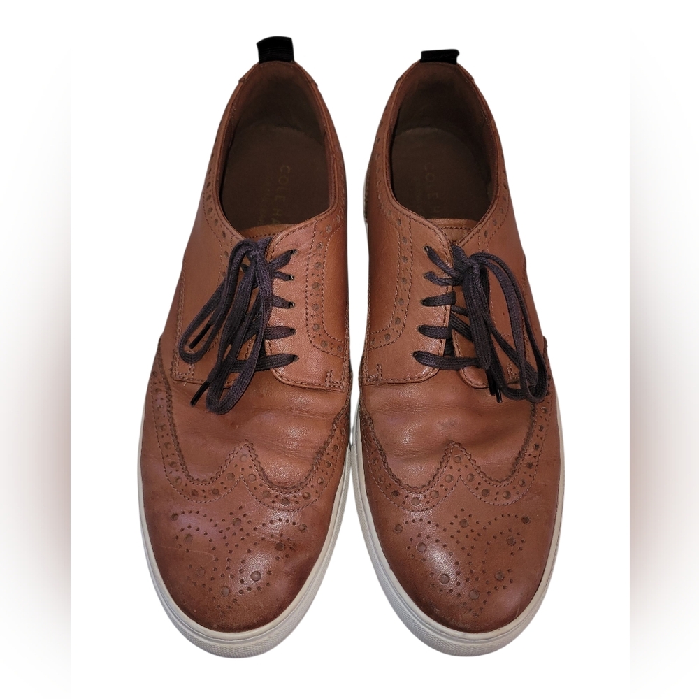 COLE HAAN Size 12 M Grand Winslow Wingtip Oxford Sneakers Shoes C35600 Mens